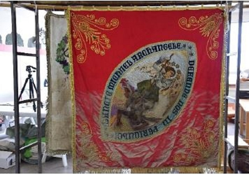 Fahne der Junggesellen der Ahrweiler Schützengesellschaft