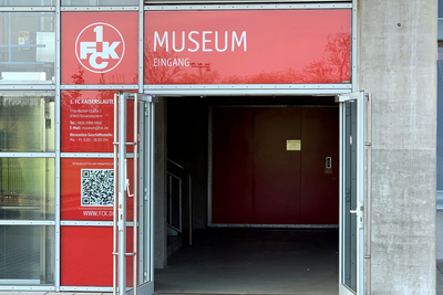 Eingang zum FCK-Museum