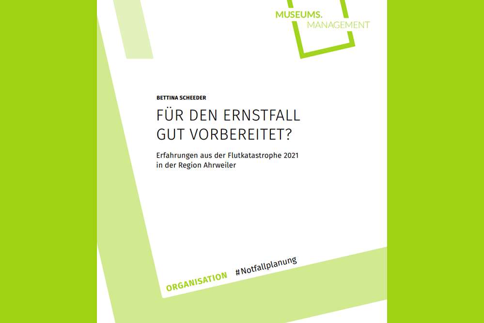 Cover des Artikels von Bettina Scheeder, Für den Ernstfall gut vorbereitet? In: Museums.Management 2/2022.